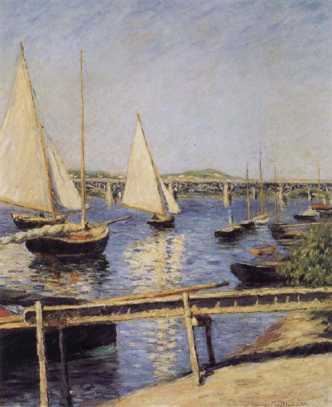 Gustave Caillebotte Sailboat China oil painting art